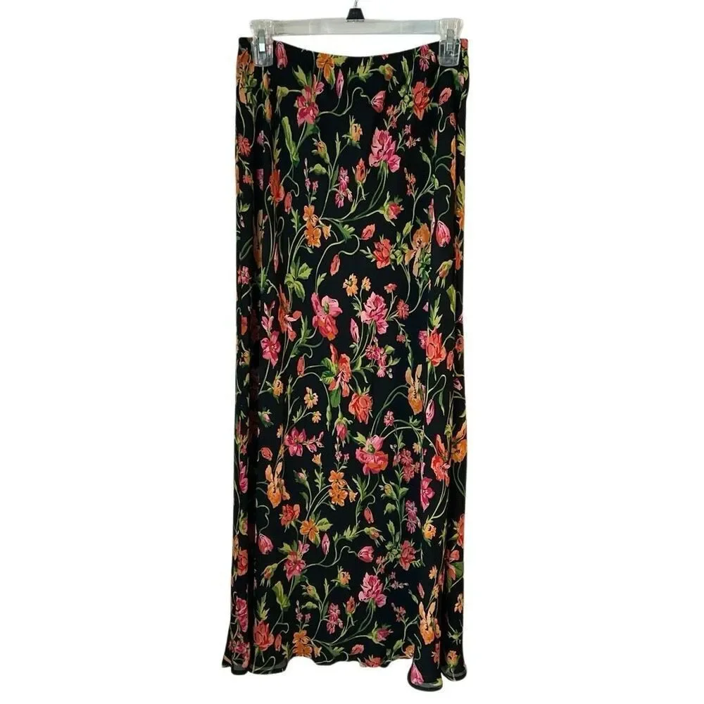 Vintage 90s Floral Maxi Skirt, 8. 90210 boho flowermarket